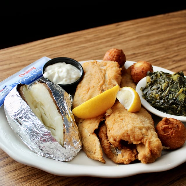 2 Piece Catfish Platter (BONE-IN).