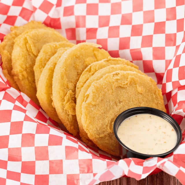 Fried Green T'maters.