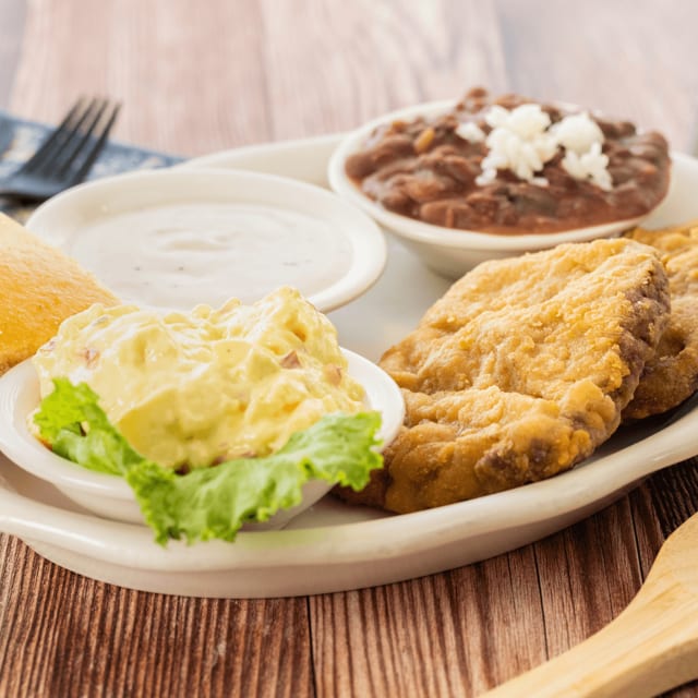 Our Famous Kuntry Fried Steak Dinner (2 PC).