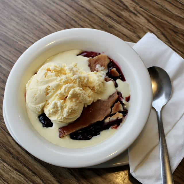 Blackberry Cobbler.