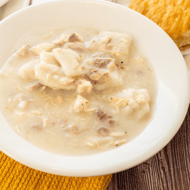 Bowl of Chicken N' Dumplins.
