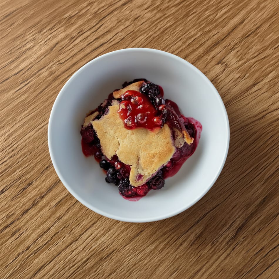 Blackberry Cobbler.