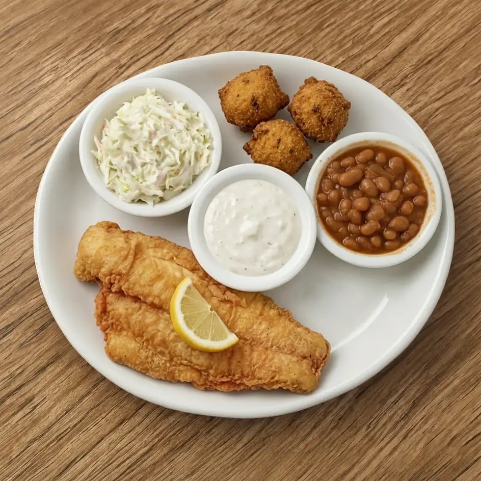 1 Piece Whitefish Dinner.
